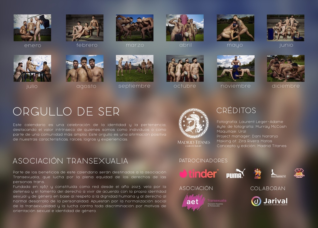 Calendario Solidario Madrid Titanes 2025