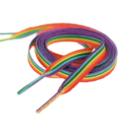 Cordones arcoiris
